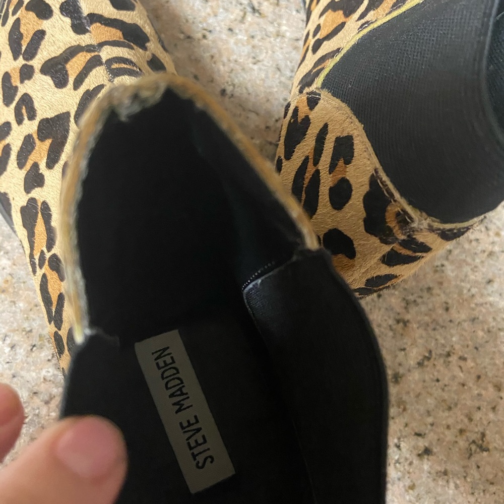 Steve Madden Palace Genuine Dyed Cow Hair Boot Gem